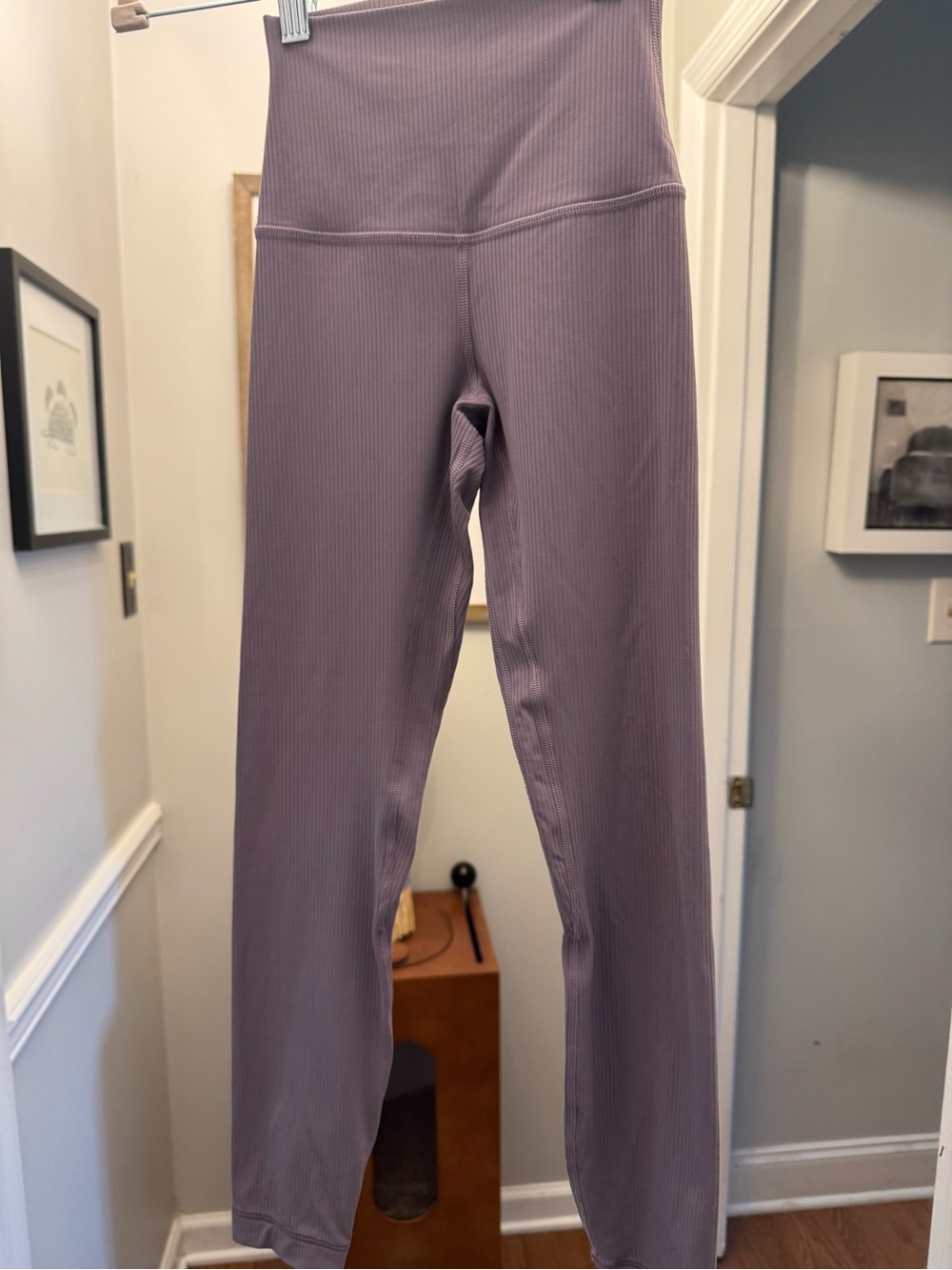 lululemon athletica Ribbed High-Waist Leggings in Dusty Mauve